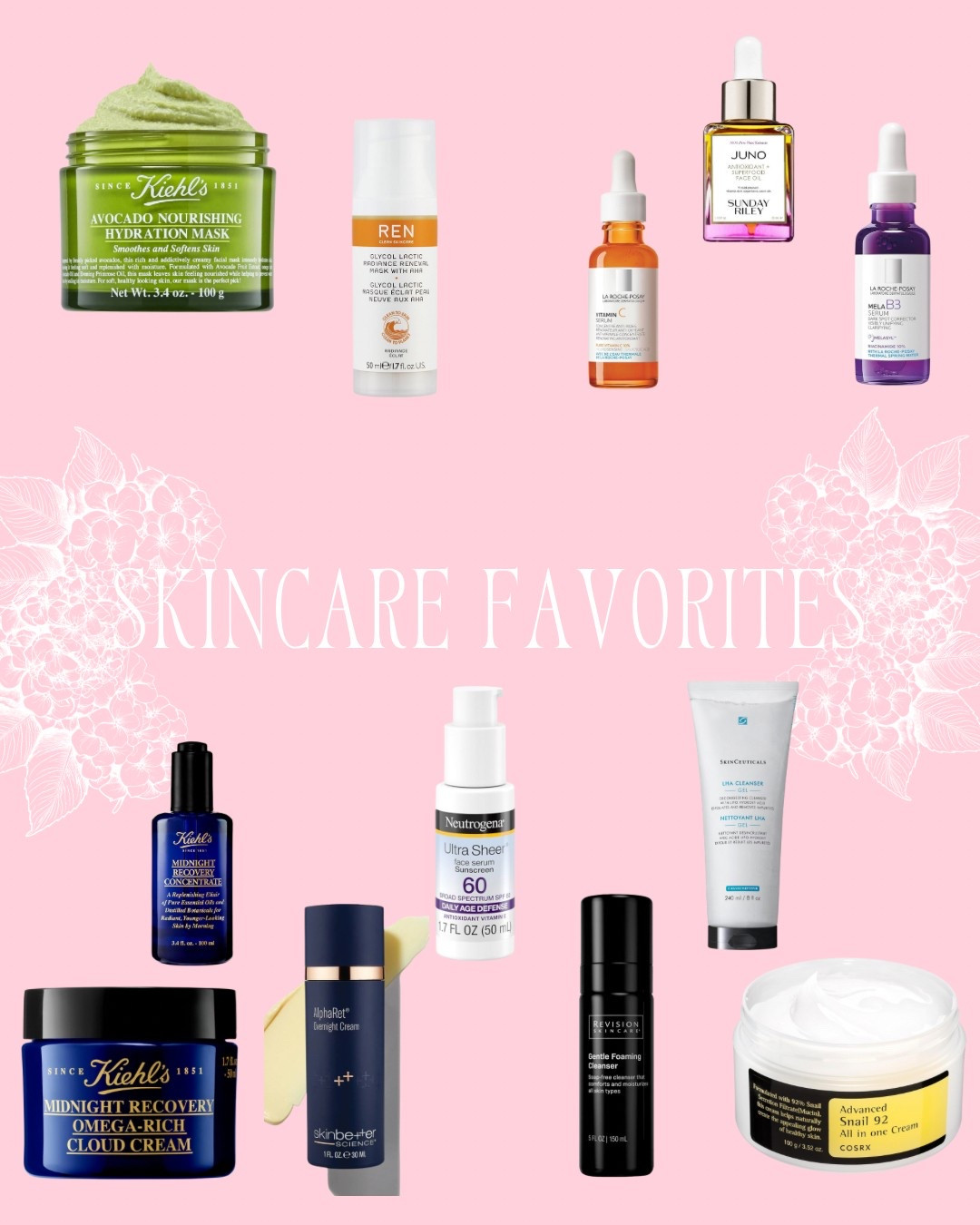Here are all of my skincare favorites! I recently got paid the biggest compliment as far as I’m concerned… someone asking me about my skincare routine! I don’t do anything crazy or invasive, but I’m religious with my routine and products. When it works I stick with it. These are all facial products I’ve used for at least a couple of years now and my skin has never felt or looked better! 

#LTKFindsUnder100 #LTKBeauty