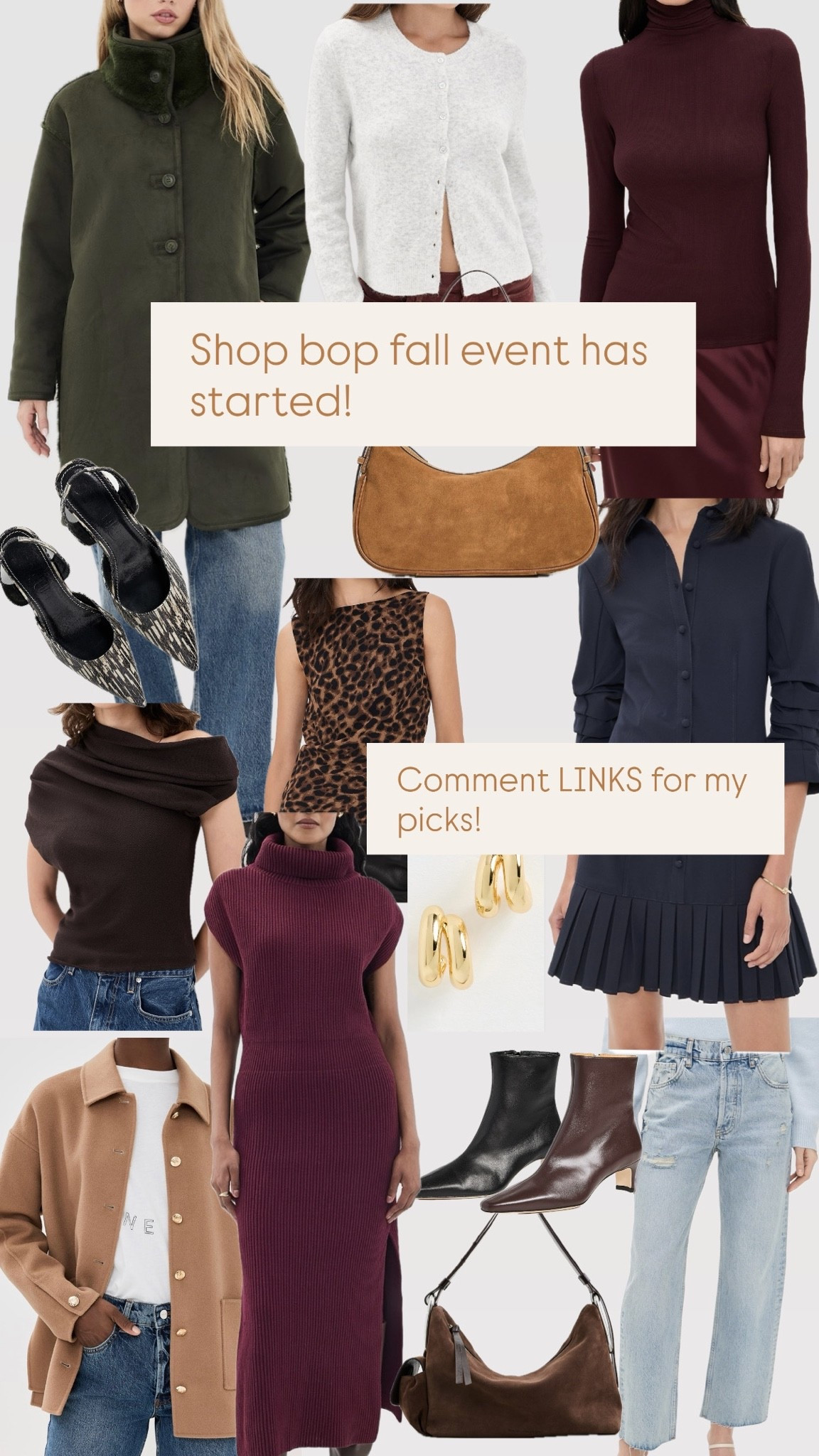 The Fall event at Shopbop has started! Here are my picks!

#LTKSeasonal #LTKootd #LTKOver40
