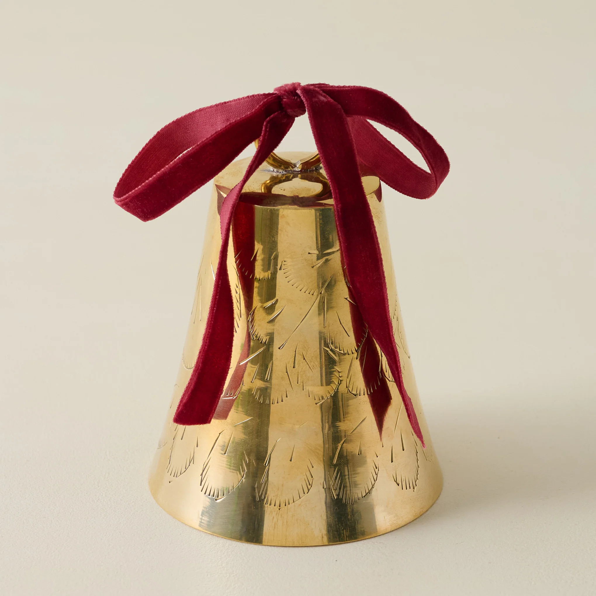 Ava Etched Brass Bell | Magnolia