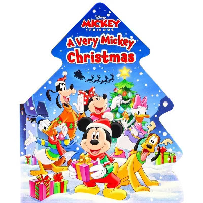 Disney Mickey & Friends: A Very Mickey Christmas - (Shaped Board Books) by  Dienesa Le (Board Boo... | Target
