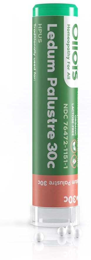 OLLOIS Ledum Palustre 30c, Organic, Lactose-Free Homeopathic Medicine, 80 Pellets (Pack of 1) | Amazon (US)