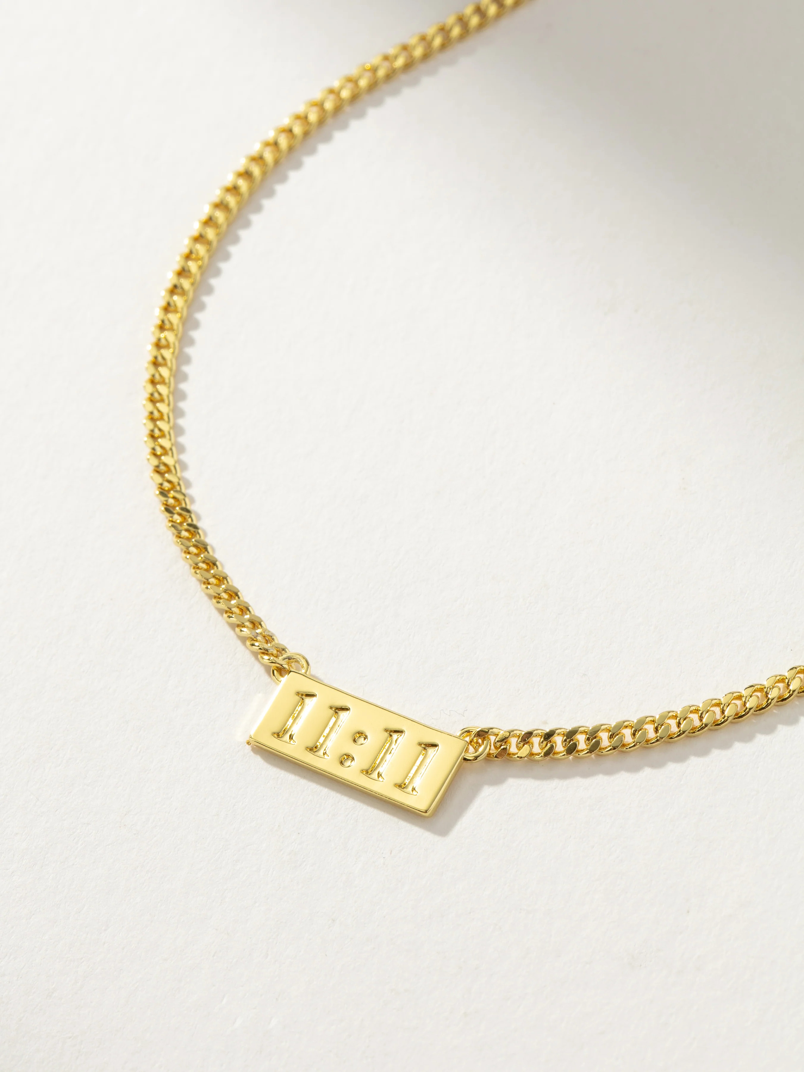 Gold 11:11 Pendant Necklace | Angel Number Necklace | Uncommon James | Uncommon James