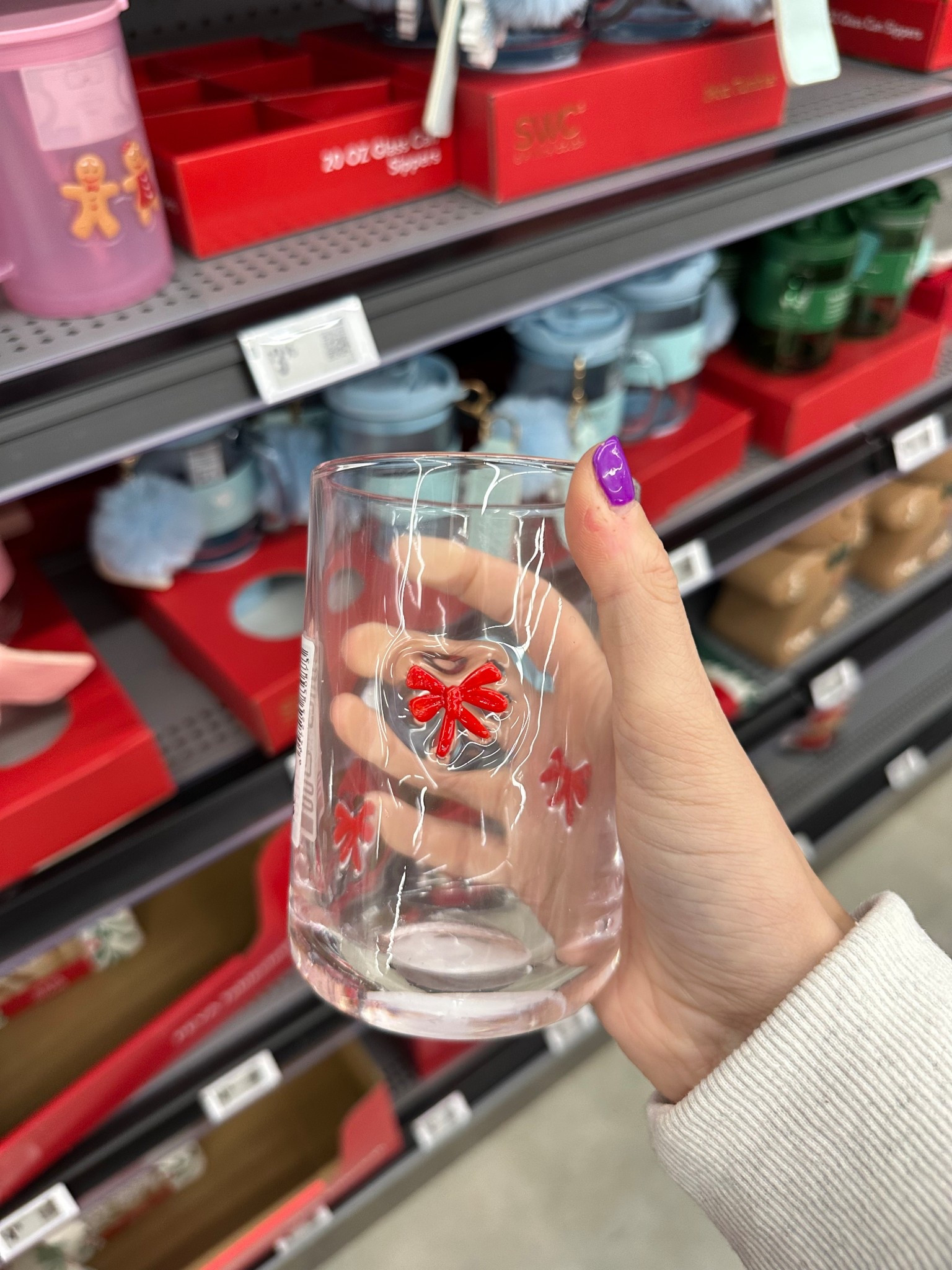 This bow glass is so cute! Only $5! Great dupe of the Anthropologie icon glass!

#LTKFindsUnder50 #LTKHome #LTKHoliday