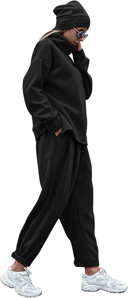 NALANISA 2023 Women's Fall 2 Piece Outfits Sweatsuits Winter Casual Tracksuit Sweatshirt Pullover... | Amazon (US)