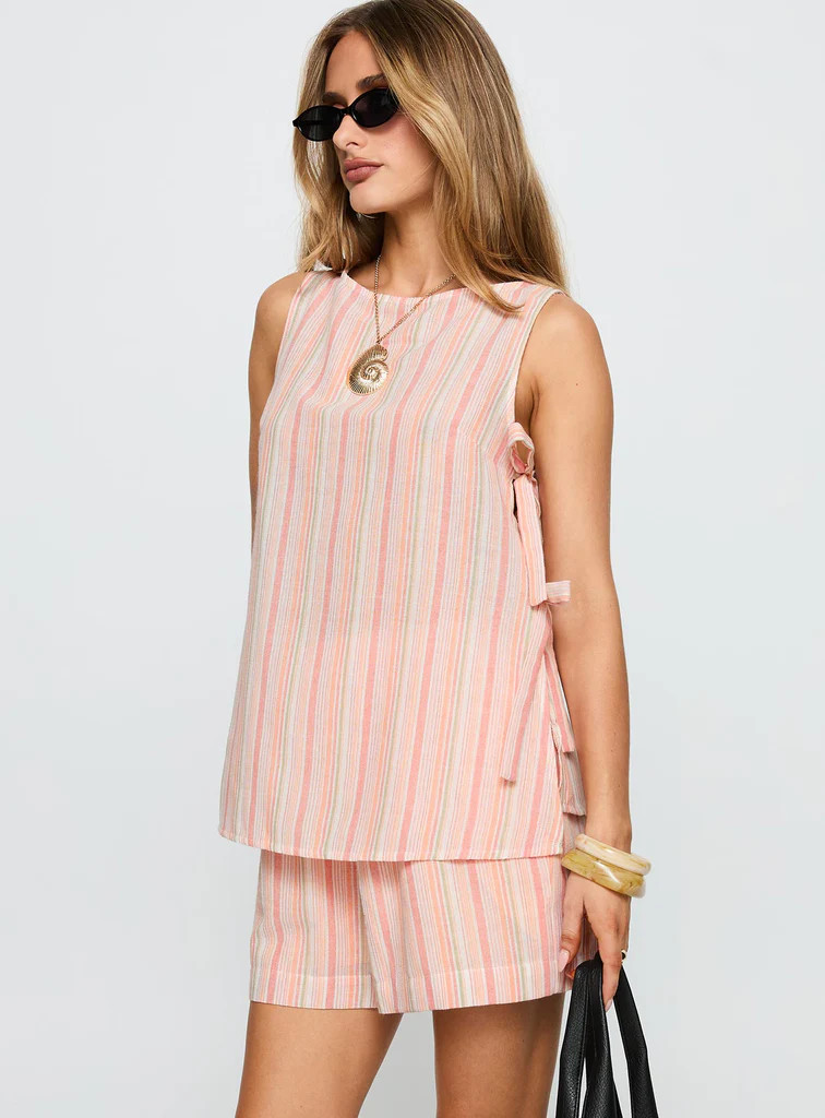 Mad For You Set Pink Stripe | Princess Polly US