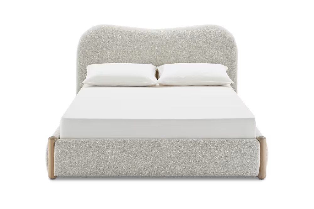 Rochelle Performance Bouclé Bed | Castlery US | Castlery US