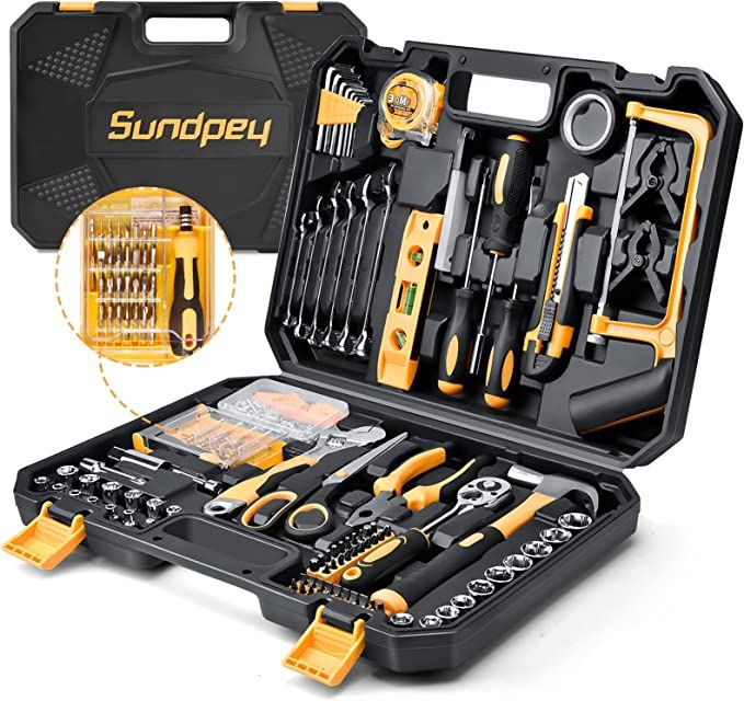 Sundpey Household Tool Kit 257-PCs - Home Auto Repair Tool Set Complete General Hand Tool Set - T... | Amazon (US)