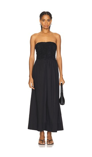 Dominquez Midi Dress in Black | Revolve Clothing (Global)