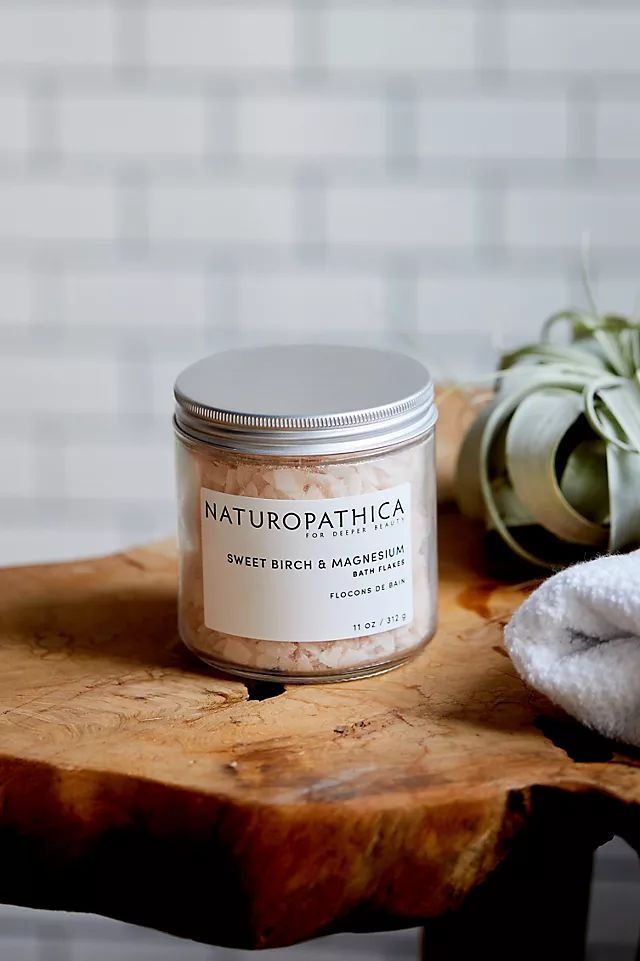 Naturopathica Sweet Birch + Magnesium Bath Flakes | Anthropologie (US)