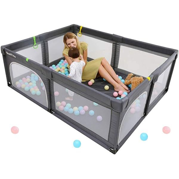 YOBEST Baby Playpen, Extra Large Playyard for Baby, Play Pens for Babies and Toddlers, Sturdy Safety | Amazon (US)