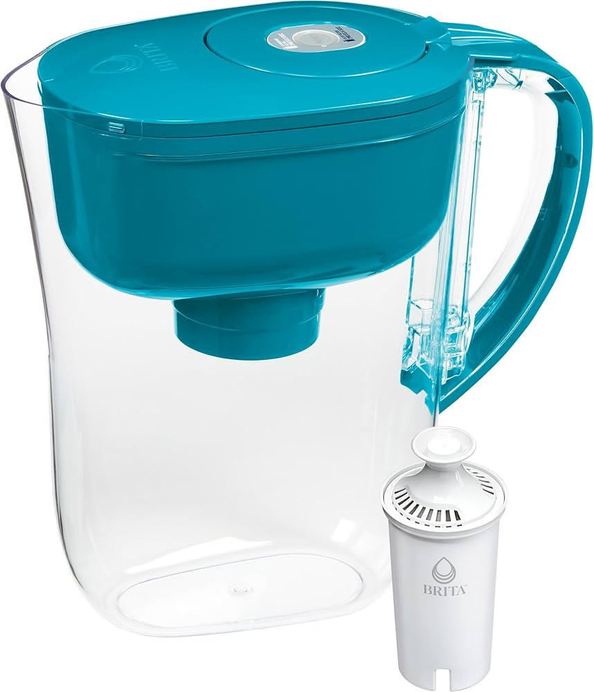 Brita Metro Water Filter Pitcher with SmartLight Filter Change Indicator, BPA-Free, Replaces 1,80... | Amazon (US)