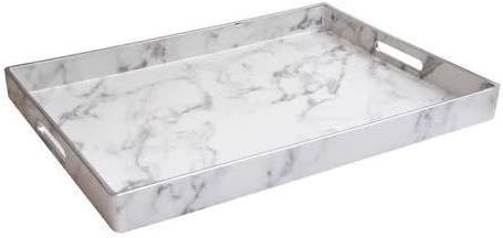 American Atelier 1270528 Marble Rectangle Serving Tray – Large Decorative Platter w/Carry Handl... | Amazon (US)
