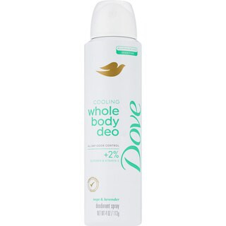 Dove Whole Body Deodorant Spray, Sage & Lavender, 4 OZ | CVS Health