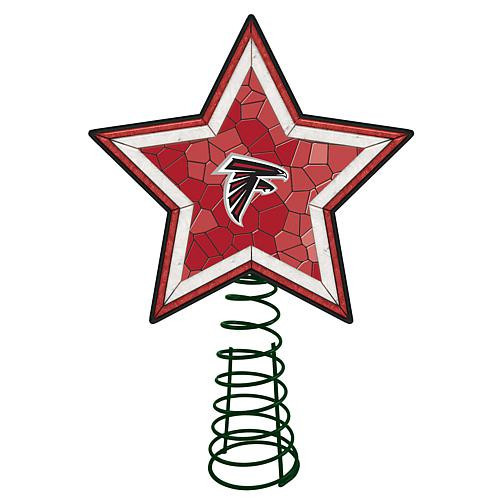 The Memory Company Officially Licensed NFL Mosaic Tree Topper - Falcons | HSN