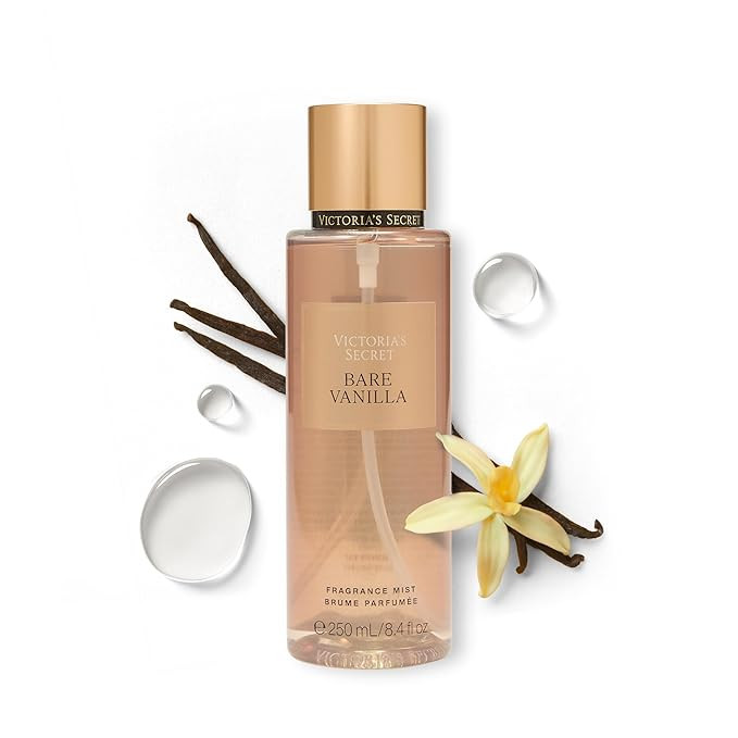 Victoria's Secret Body Fragrance Mist, Bare Vanilla - 8.4 fl oz Body Spray Women | Amazon (US)