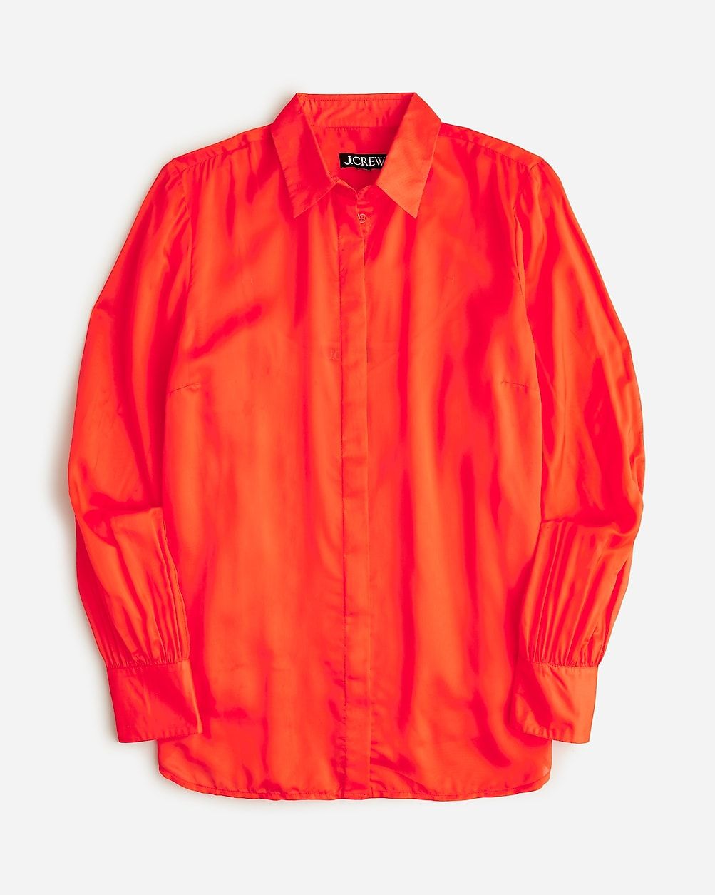 Button-up shirt in sheer organza | J.Crew US