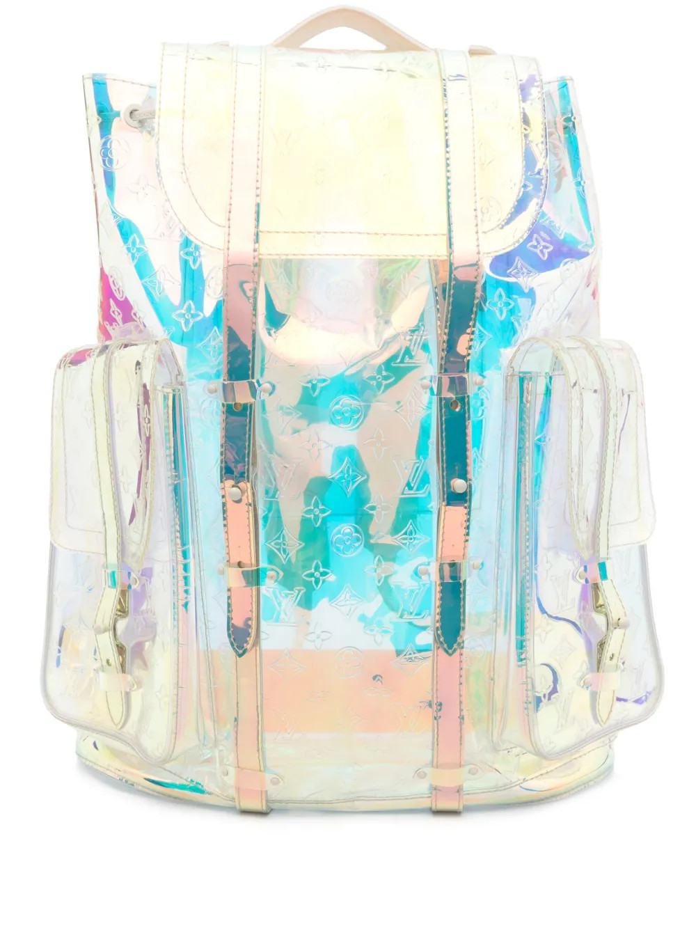 Louis Vuitton Pre-Owned x Virgil Abloh 2019 Christopher GM backpack - Yellow | Farfetch Global