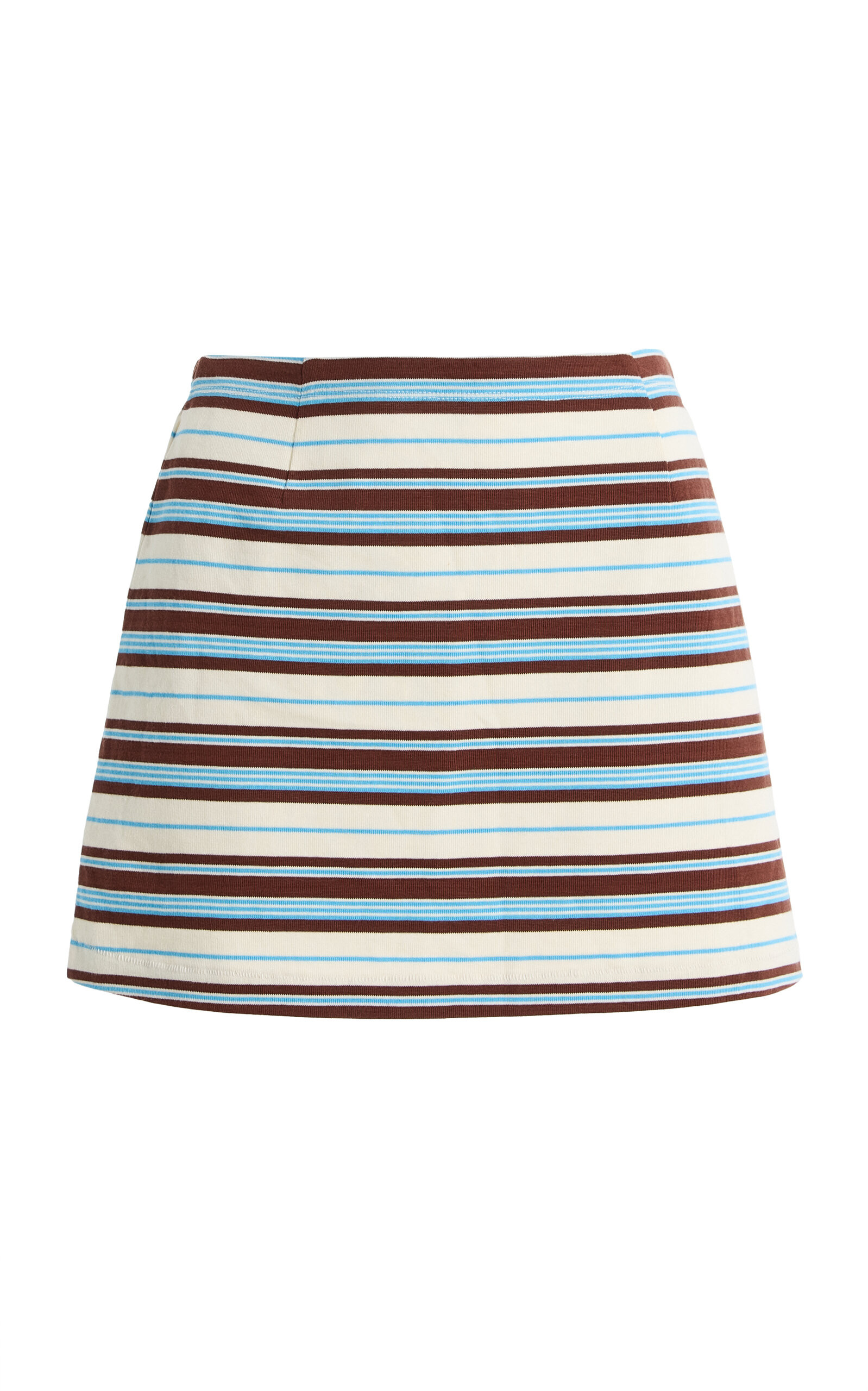 Nadine Striped Cotton Mini Skirt | Moda Operandi (Global)