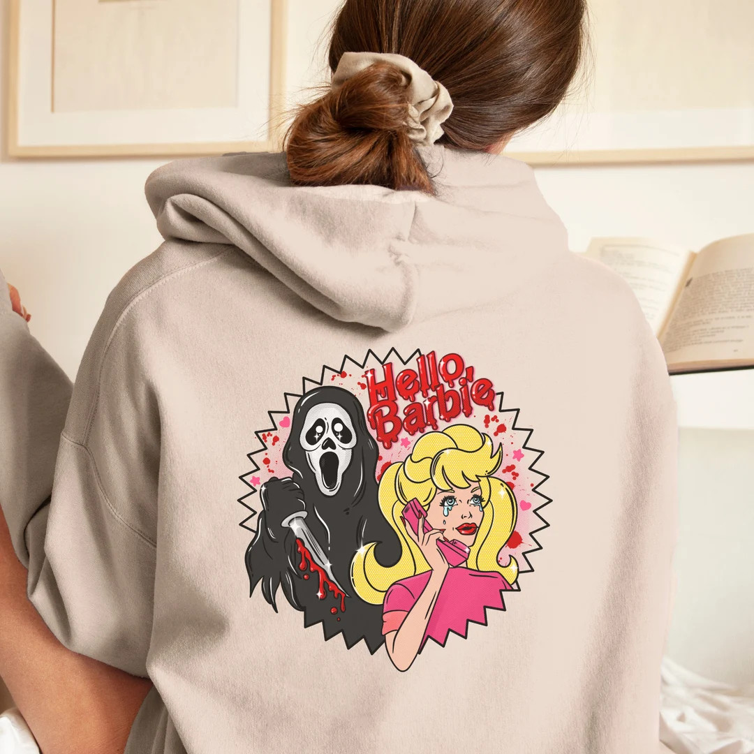 Scream Hoodie Ghostface Sweatshirt Spooky Day Horror - Etsy | Etsy (US)