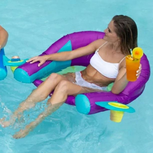 SwimWays AquaLinx Pool Float, Purple Aqua | Walmart (US)