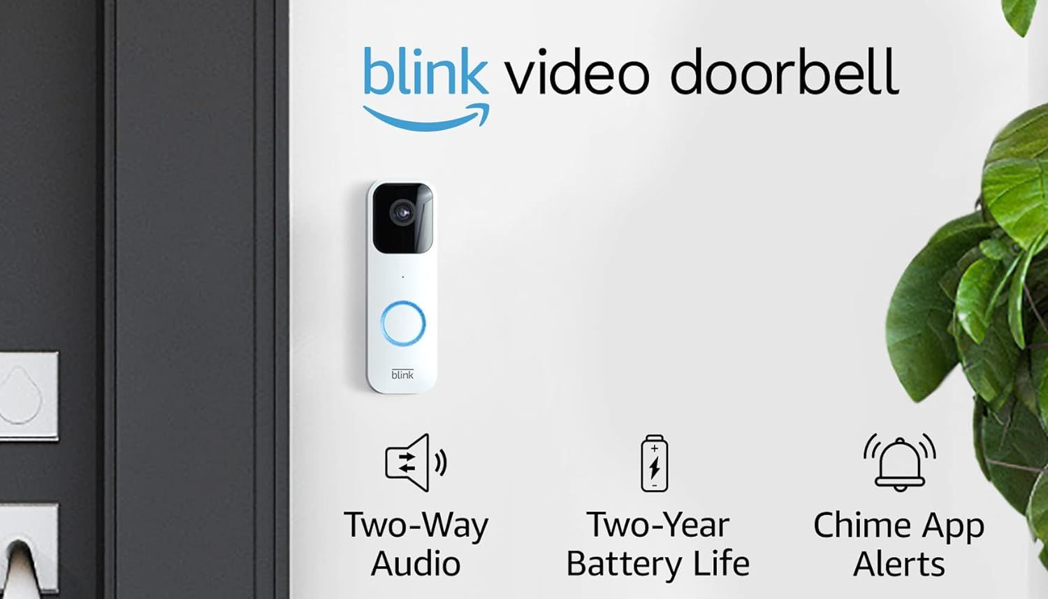 Blink Video Doorbell + 3 Outdoor camera system with Sync Module 2 | Two-way audio, HD video, moti... | Amazon (US)
