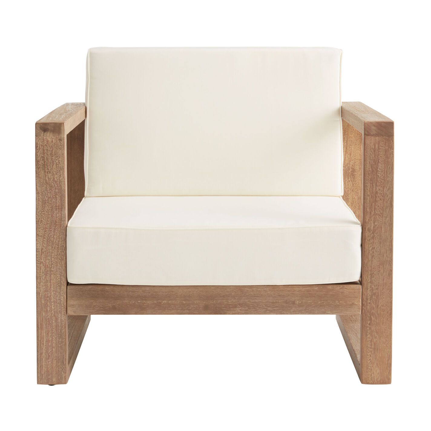 Segovia Light Brown Eucalyptus Outdoor Chair - World Market | World Market