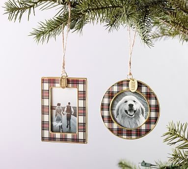 2021 Dated Enamel Frames - Plaid | Pottery Barn (US)