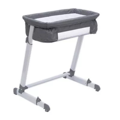 Delta Children By the Bed Deluxe Sleeper Bassinet in Grey | Bed Bath & Beyond