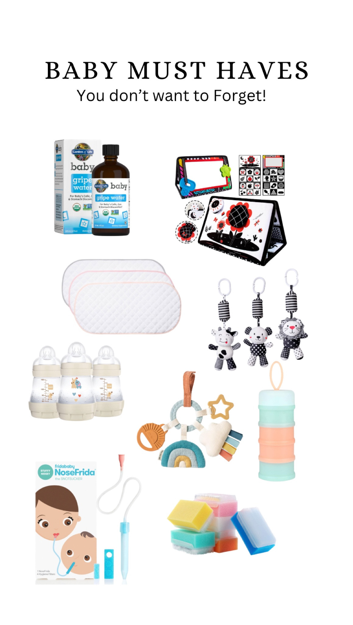 Newborn baby, Amazon baby finds, Target baby finds, first time mom, baby essentials. 
We literally used every single item listed as First Time Parents! 
#newbornbaby #newborntoys #babyregistry #amazonbaby #babymusthaves #newmom #fridababy 

#LTKbaby #LTKGiftGuide #LTKbump