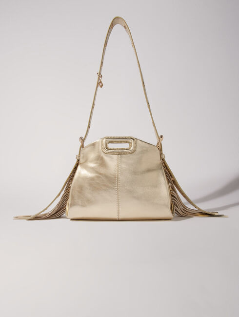 Metallic leather Miss M Mini bag | Maje US | Maje US