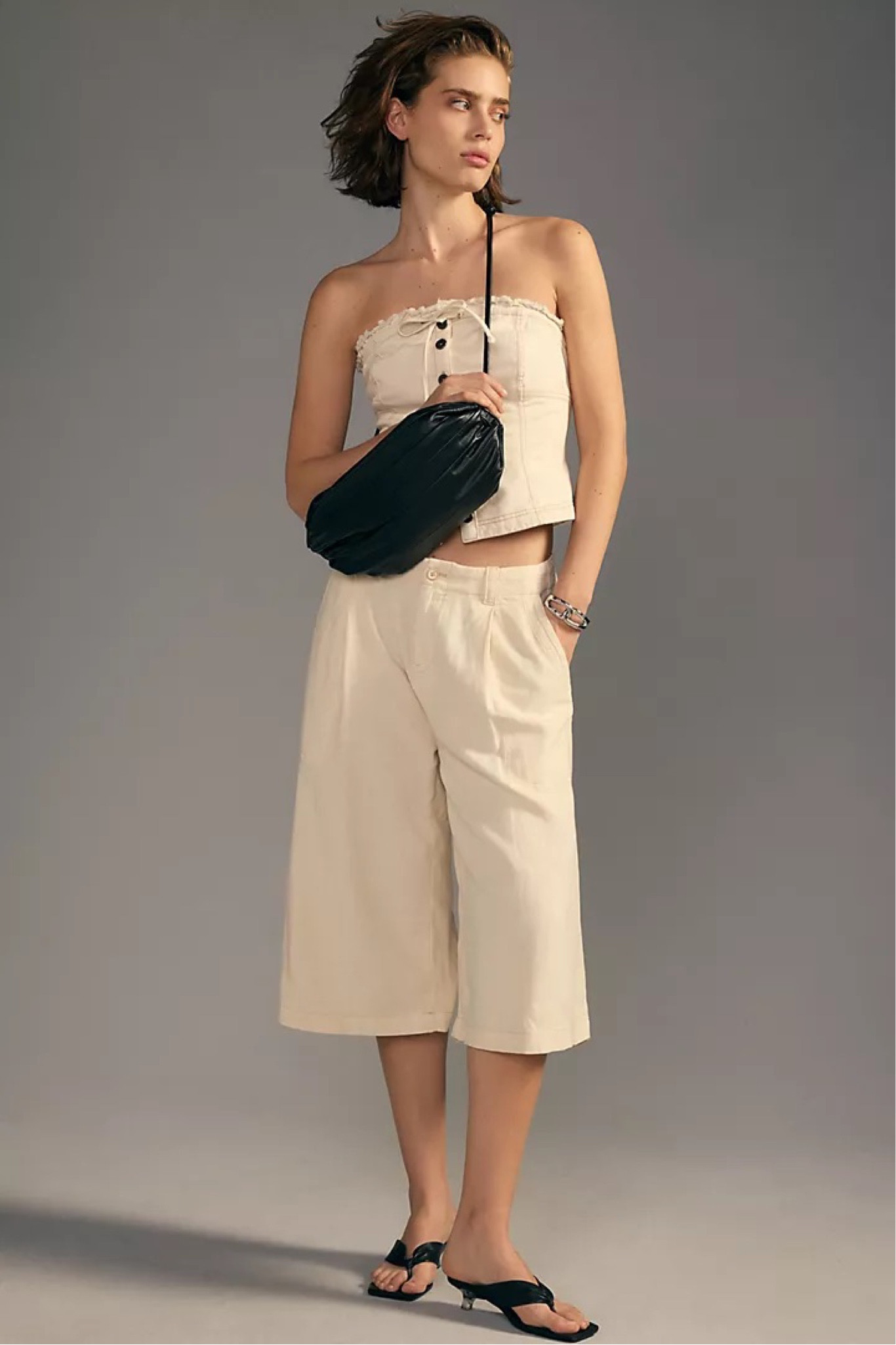 Khaki cargo culottes. Comes in two colors. Selling fast. We are with a cute hill or sandals. How about a pair of sneakers?￼

#LTKunder100 #LTKstyletip #LTKSeasonal