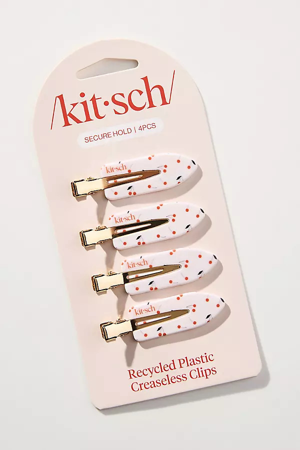 Cherry Print Creaseless Hair Clips | Anthropologie (US)