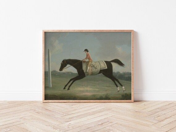 Horseback, Horse Oil Painting, Horse Digital Artwork, Printable Artwork, Animal Painting, Kids Ro... | Etsy (US)