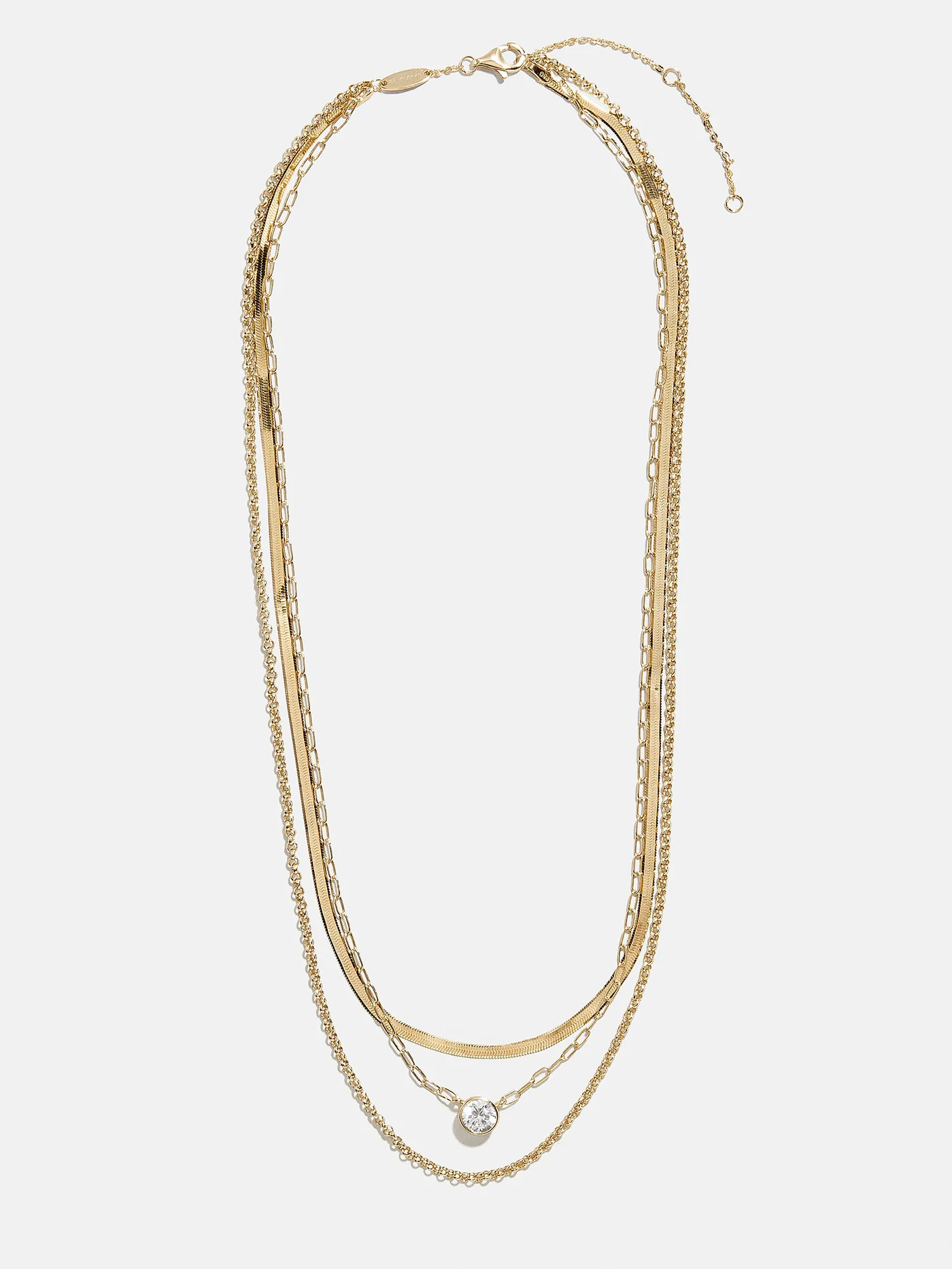 Kendall 14K Gold Layered Necklace - Kendall 14K Gold Layered Necklace | BaubleBar