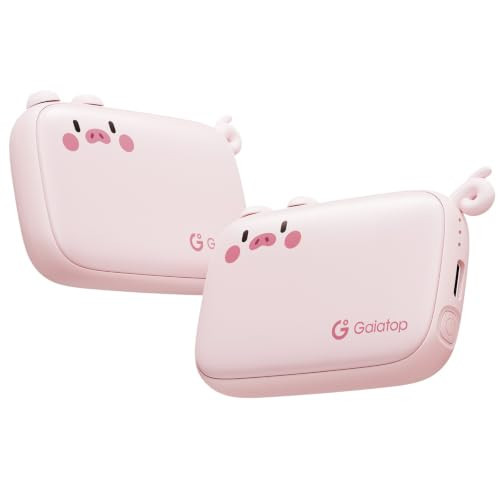 Gaiatop Electric Hand Warmers Rechargeable 2 Pack 0.6 in Ultra-Slim Warmers | Amazon (US)