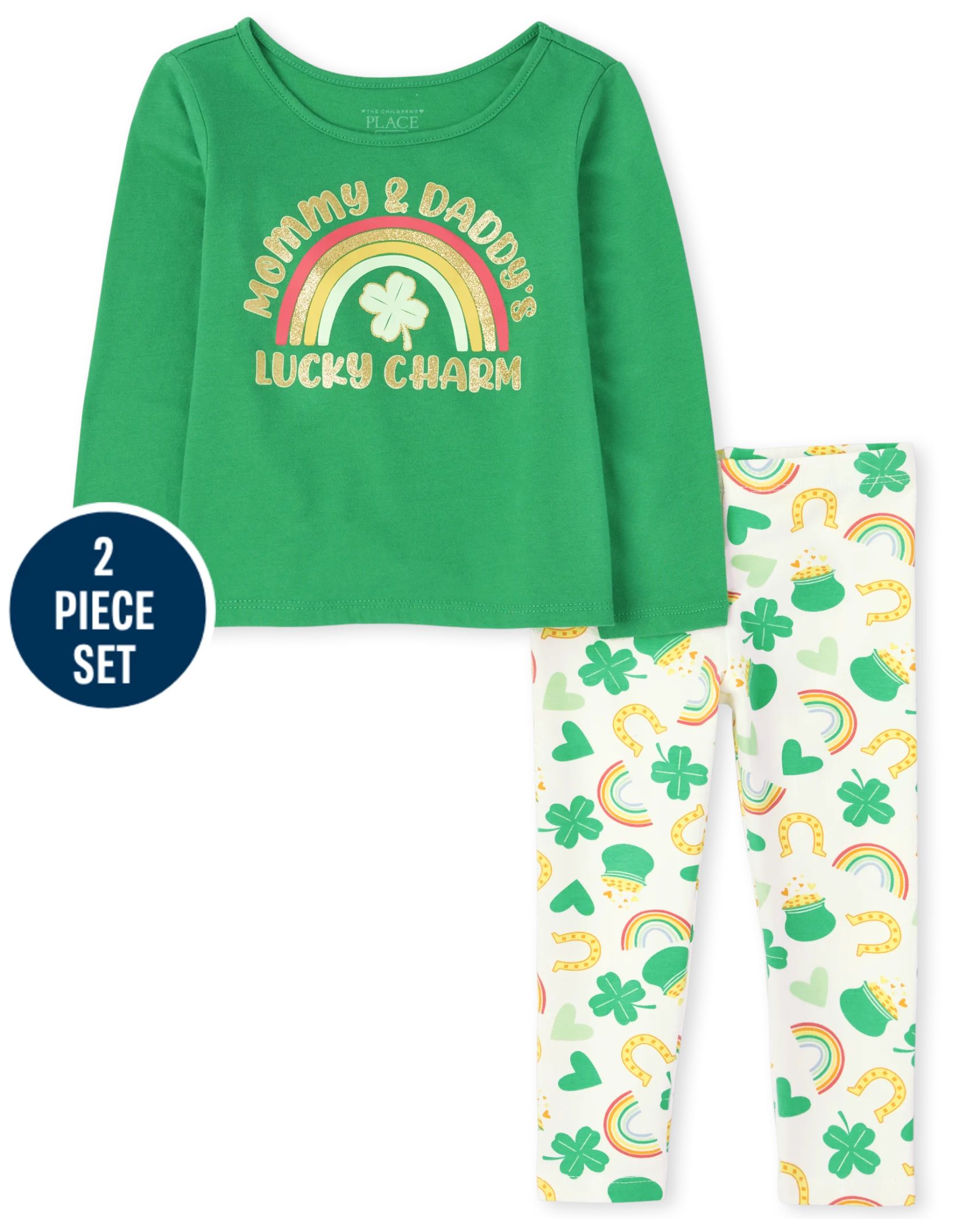 Toddler Girls St. Patrick's Day 2-Piece Set - simplywht | The Children's Place