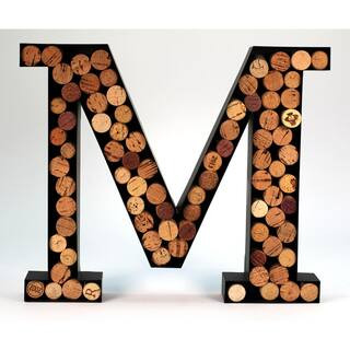 Wine Cork Holder Letter M - Wine Accessories Perfect Gift To Store Wine Corks, Wine Decor or Wine Co | The Home Depot