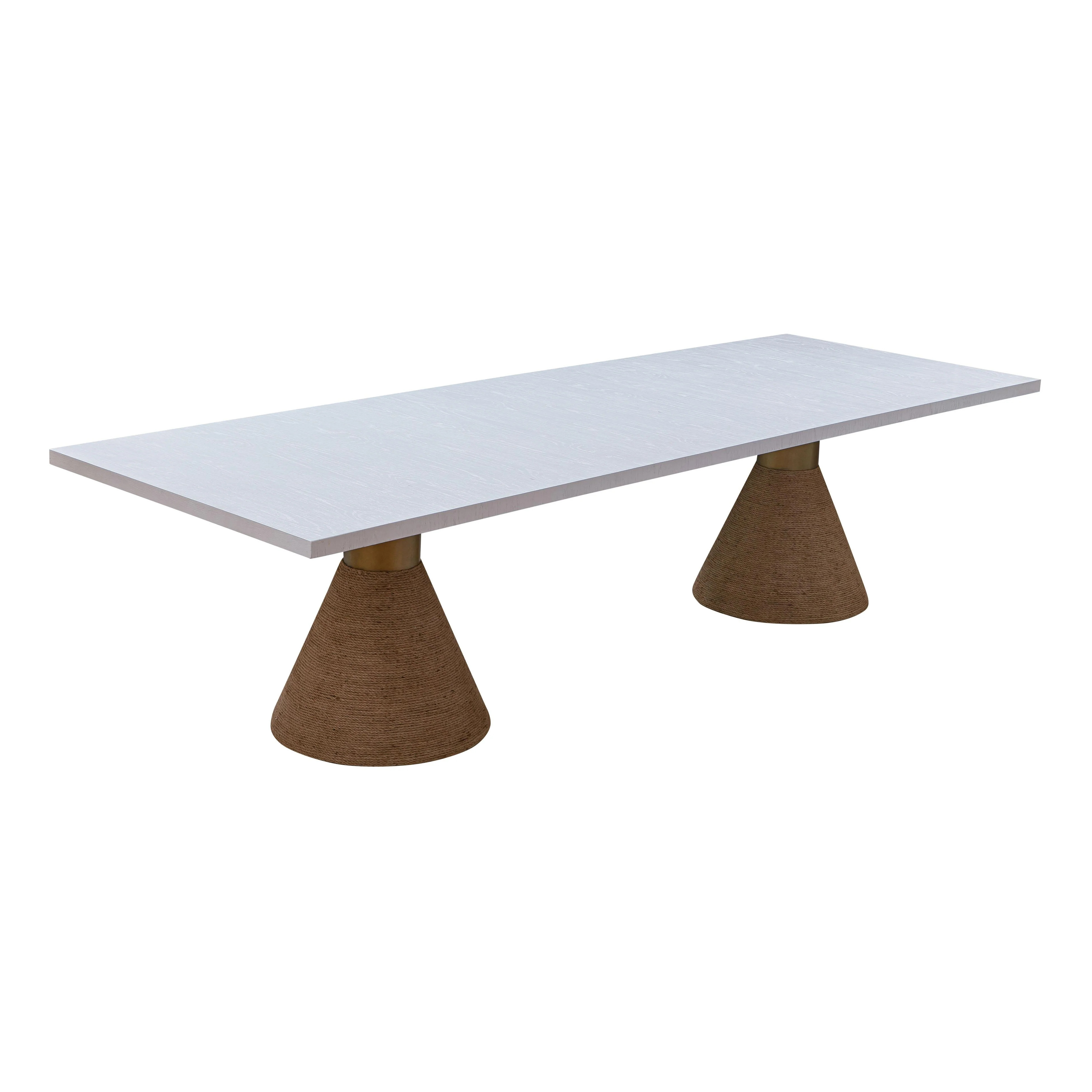 Rishi Rope 120" Rectangular Dining Table | TOV Furniture
