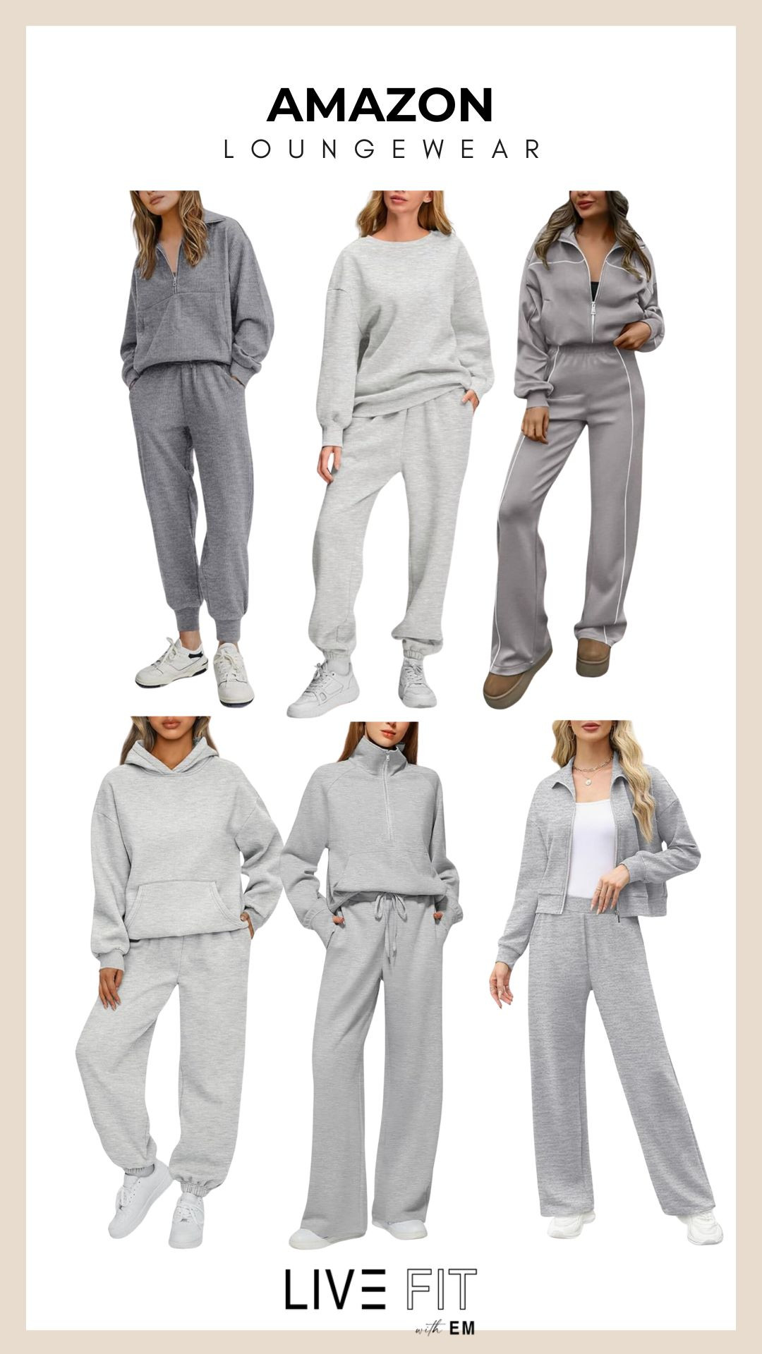 Cozy vibes all day 🖤
Amazon has the best loungewear sets to keep you comfy and stylish! Whether you’re working from home or having a chill day, these pieces are perfect.
Linked my favorites! #AmazonFashion #Loungewear #CozyStyle #FallFashion

#LTKActive #LTKFindsUnder50 #LTKStyleTip