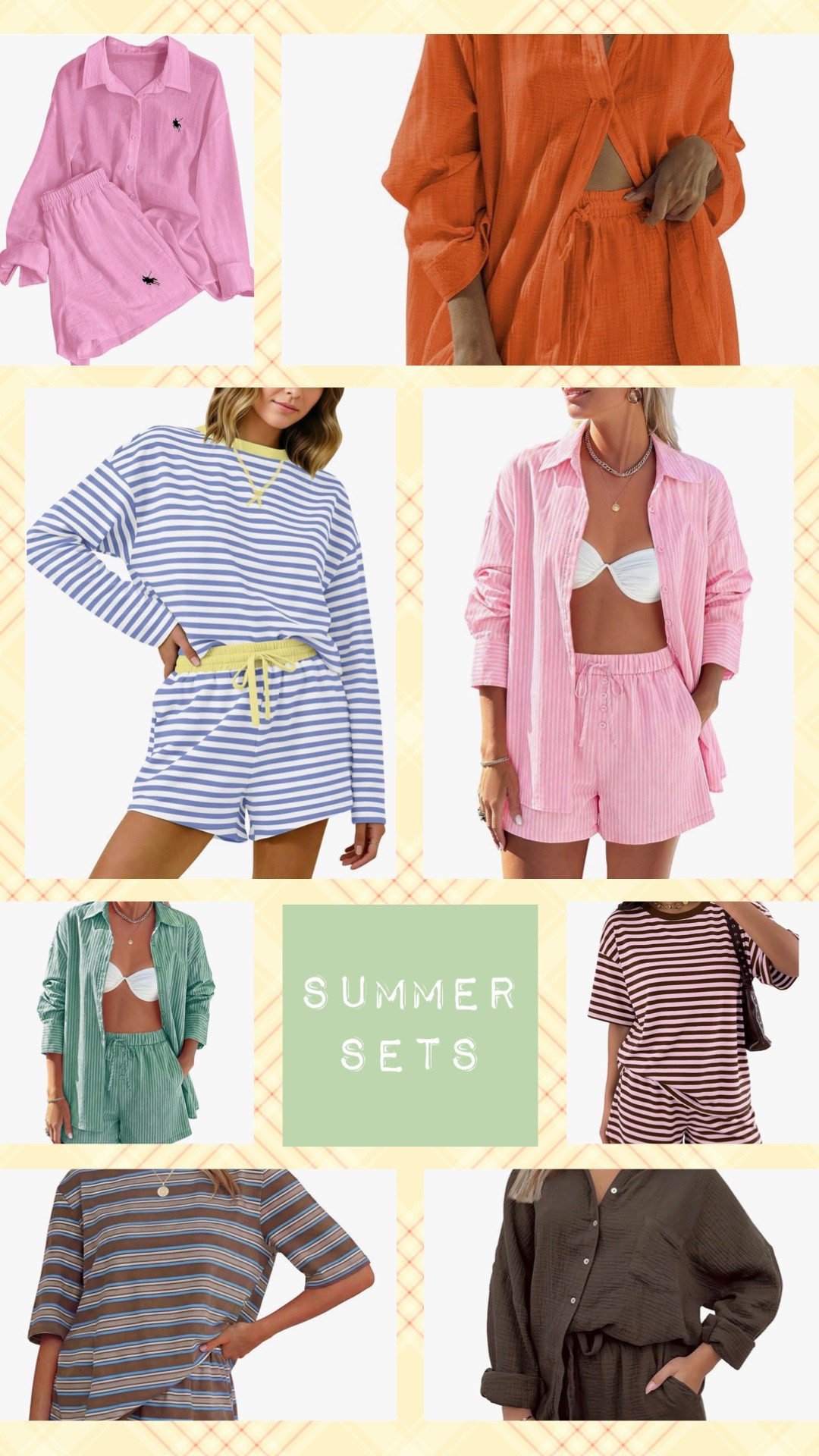 Sharing some of my favorite sets right now on Amazon! There’s still a lot of summer left! Tons of dog walks, soccer practice, outdoor playground trips to be had! I always reach for something easy and comfortable to throw on. Here’s my top picks, and what’s currently in my cart 🛒 🛍️

#LTKmomlife #LTKgrwm #LTKBump