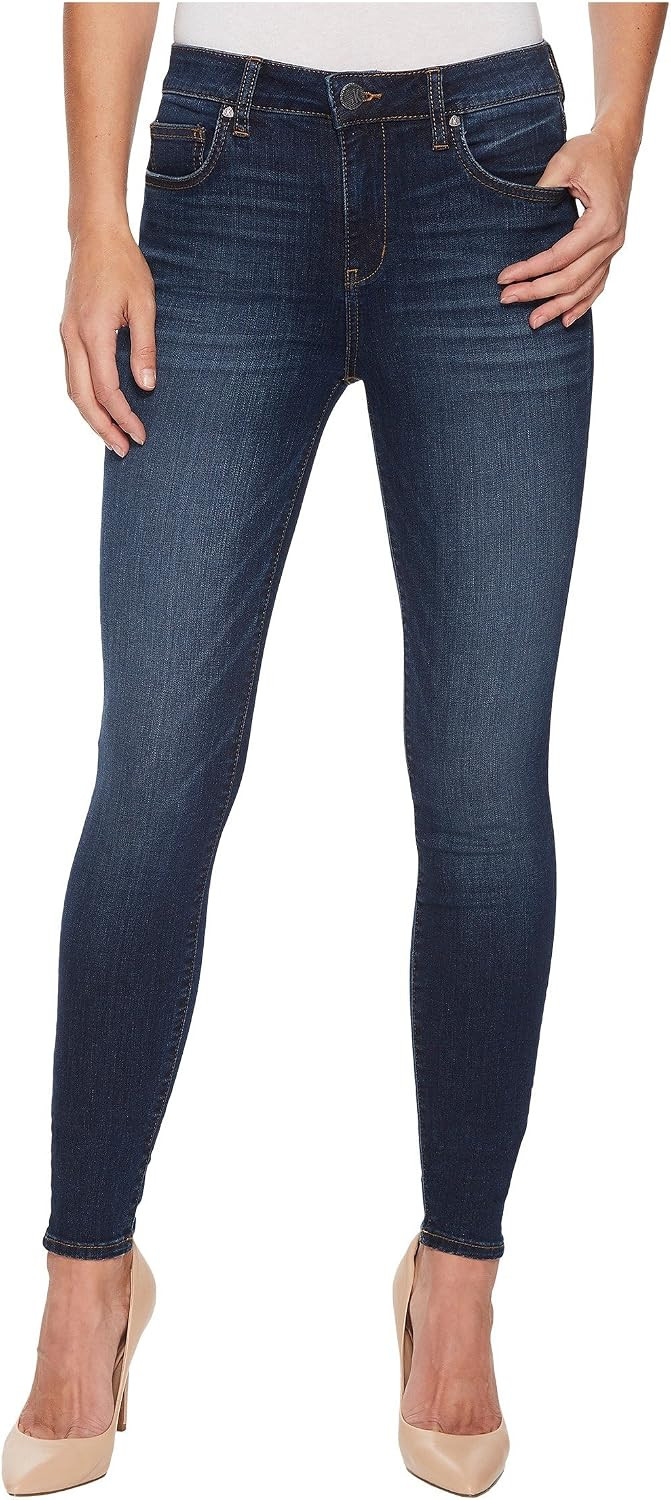 KUT from the Kloth Mia High-Rise Ankle Skinny Jeans | Amazon (US)