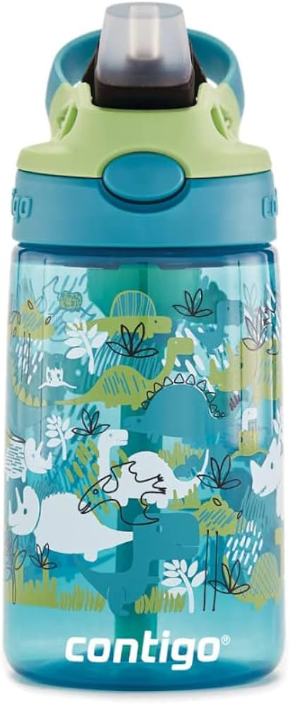 Contigo Aubrey Kids Cleanable Water Bottle with Silicone Straw and Spill-Proof Lid, Dishwasher Sa... | Amazon (US)