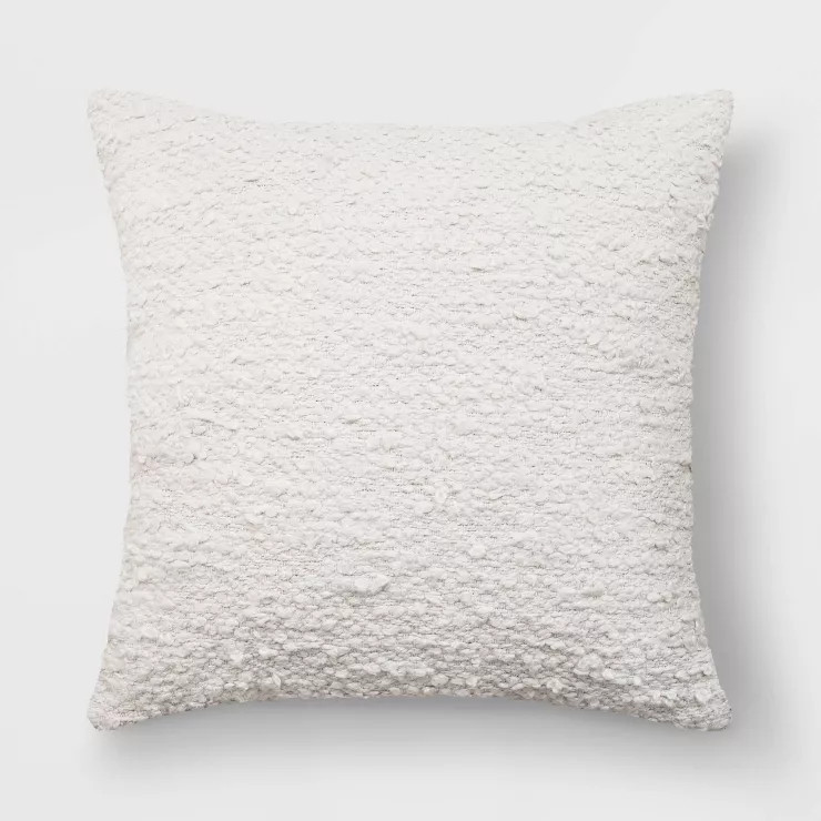 Woven Cotton Textured Square Throw Pillow - Threshold™ | Target