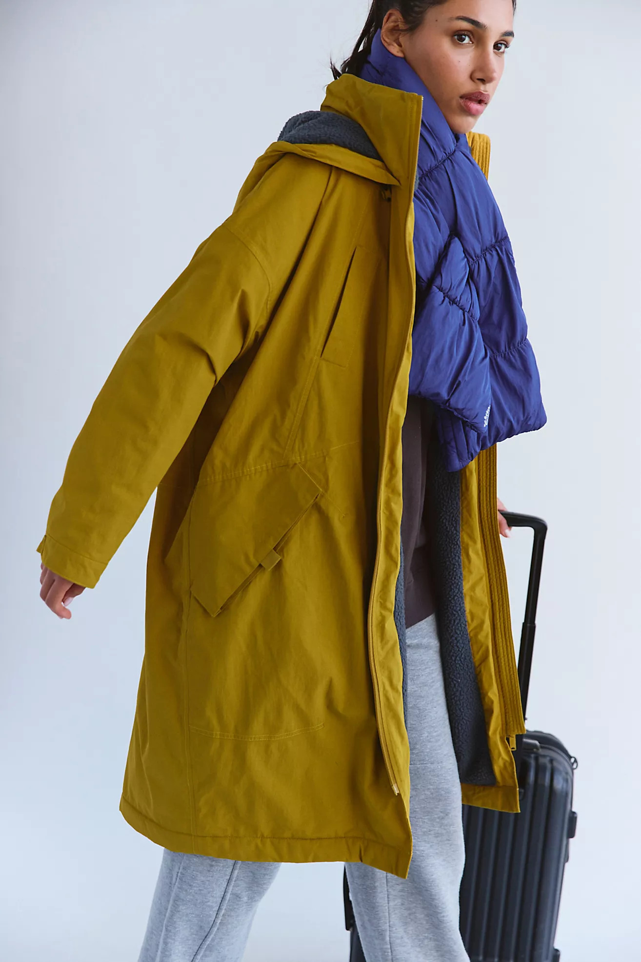Outbound Waterproof Fleece-Lined Long Parka | Free People (Global - UK&FR Excluded)