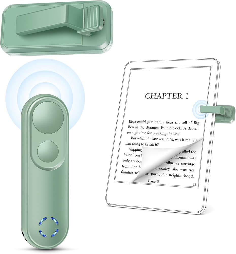 RF Remote Control Page Turner for Kindle Paperwhite Oasis Kobo,Clicker Page Turner Kindle Accesso... | Amazon (US)