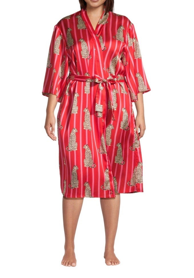 My satin cheetah robe - one size fits most. So cute, vibrant colors, and would also make a great gift