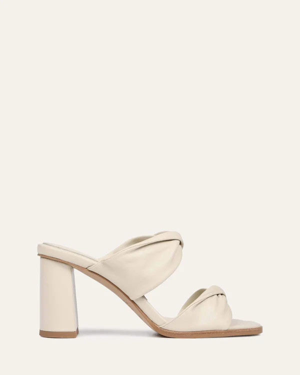 CAYLIE HIGH HEEL SANDALS BONE LEATHER | Jo Mercer (AU)
