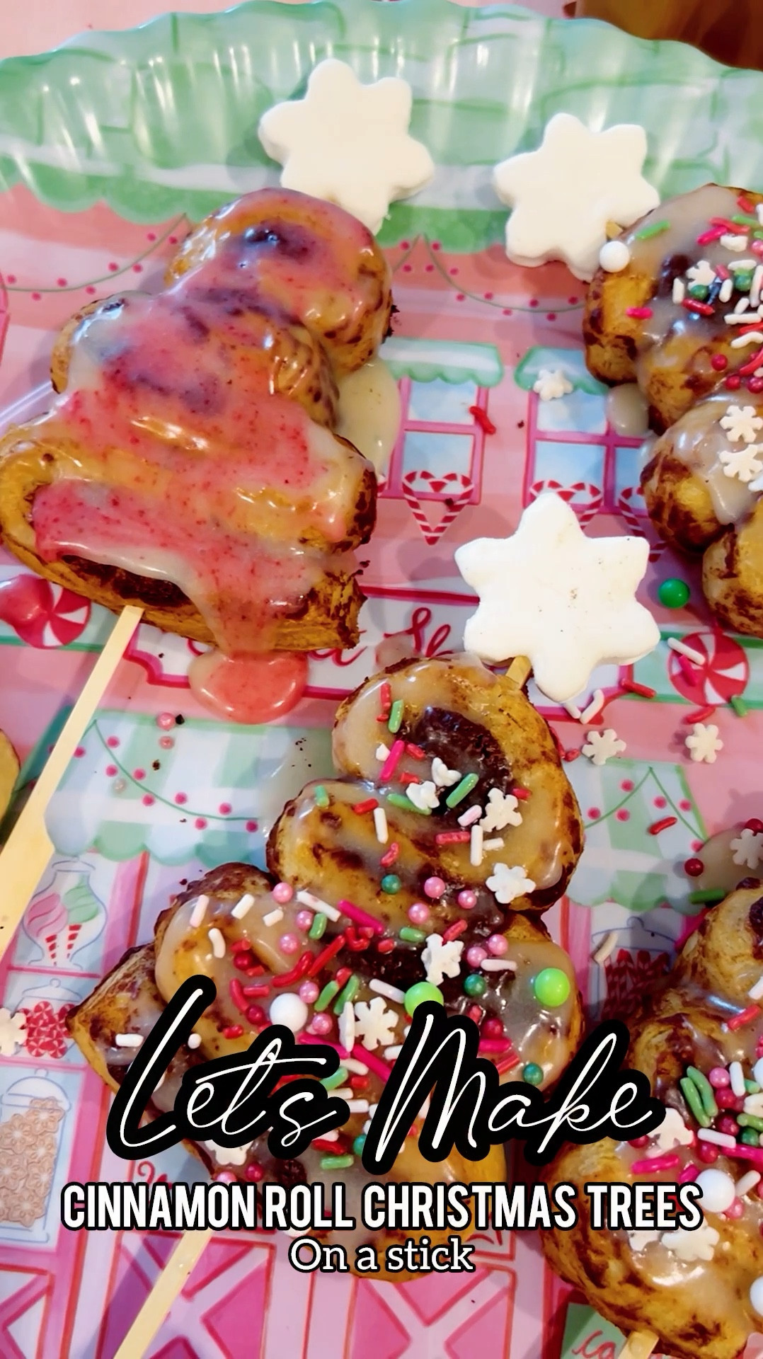 Cinnamon Roll Christmas Trees