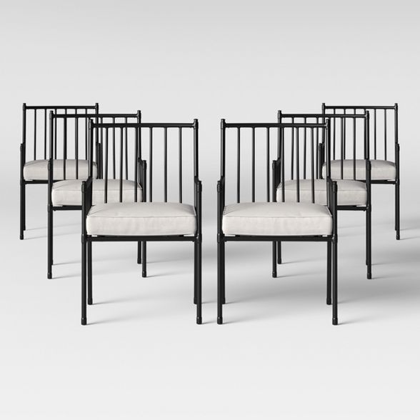 Fernhill 6pk Patio Dining Chair White - Threshold™ | Target