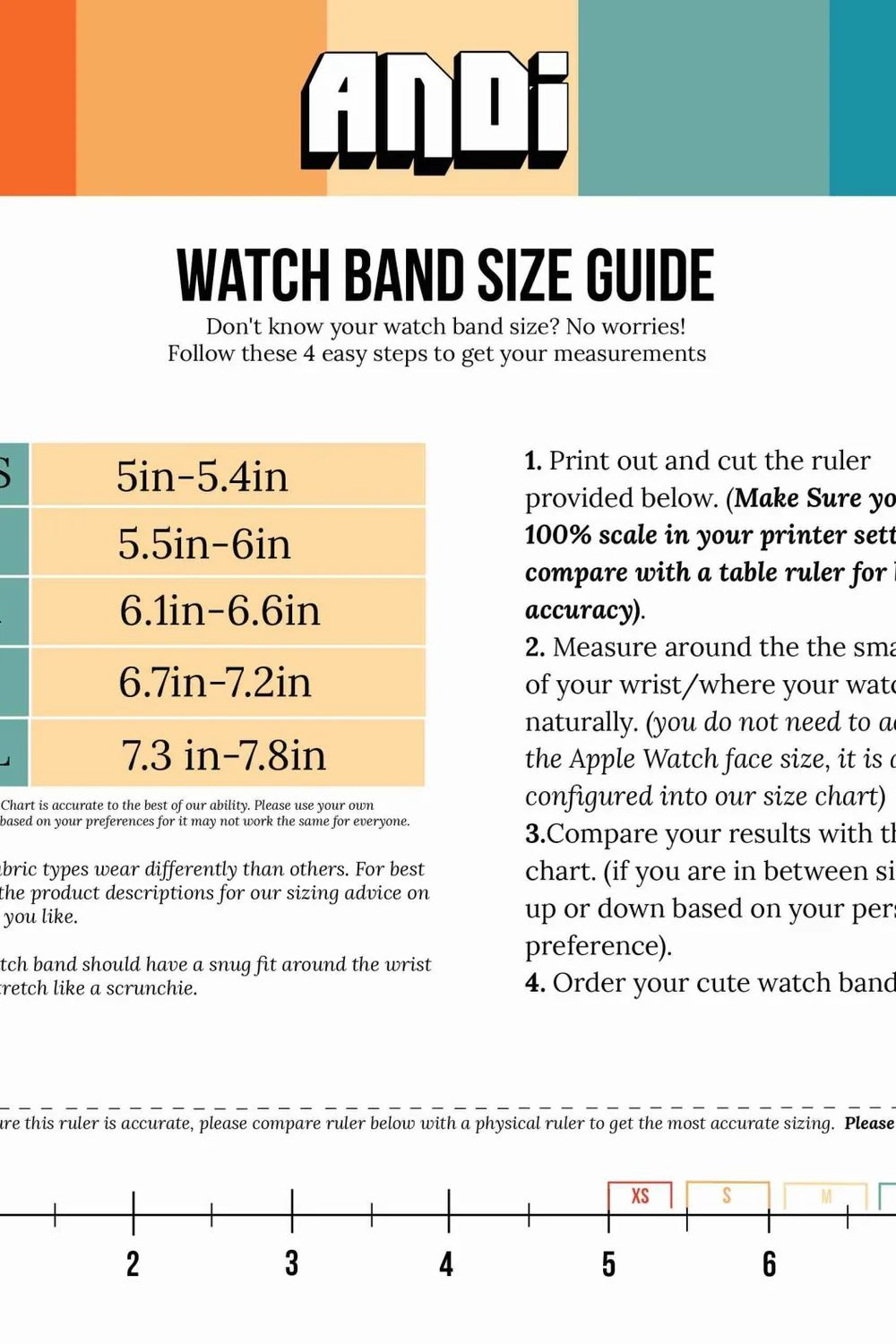 Apricot Scrunchie Band Compatible with Apple Watch | Shop Andi